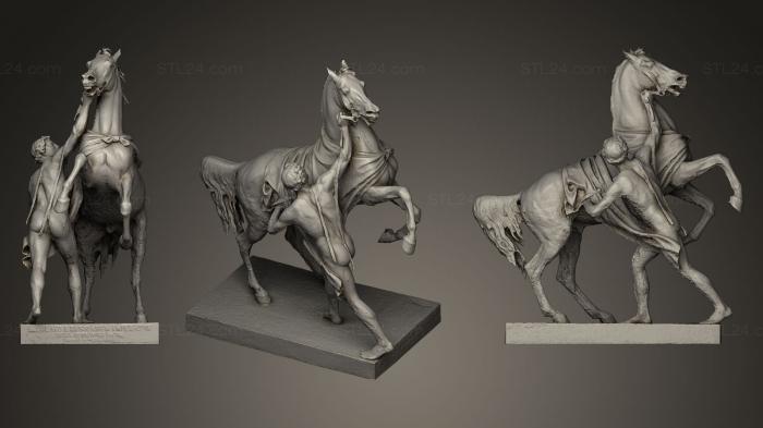 Statues antique and historical (Rossebndiger 2, STKA_0959) 3D models for cnc